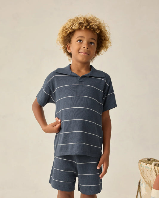 Chandler Knit Set- Navy Stripe