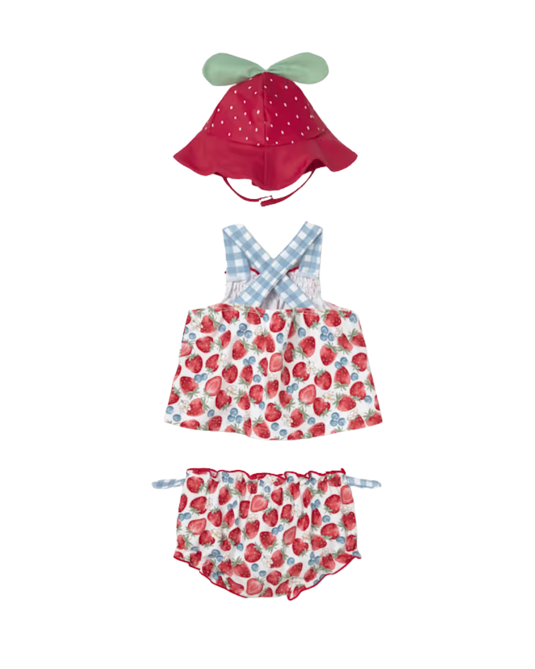 Strawberry Swimsuit w/Hat