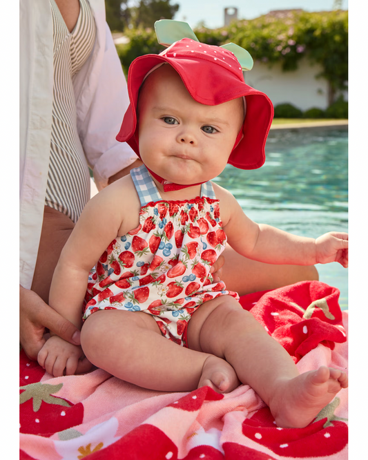 Strawberry Swimsuit w/Hat