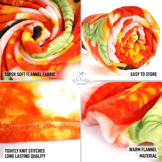 Giant Pizza Blanket - Novelty Big Pizza Blanket (60 Inch)