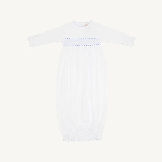 Sweetly Smocked Gown - Blue