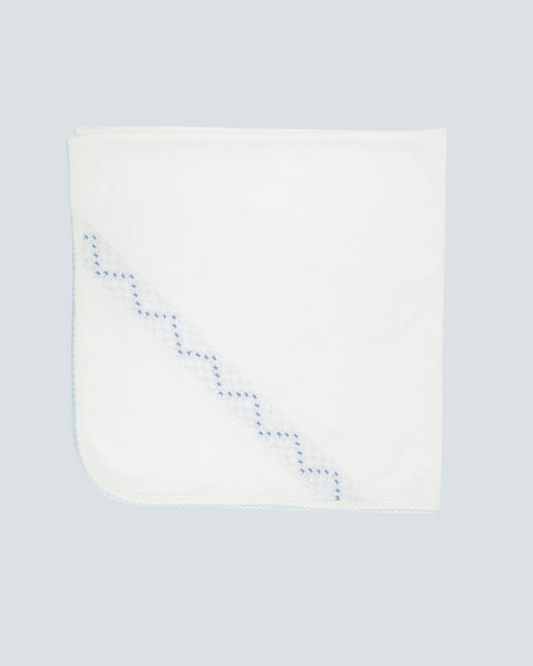 Sweetly Smocked Blanket - Blue