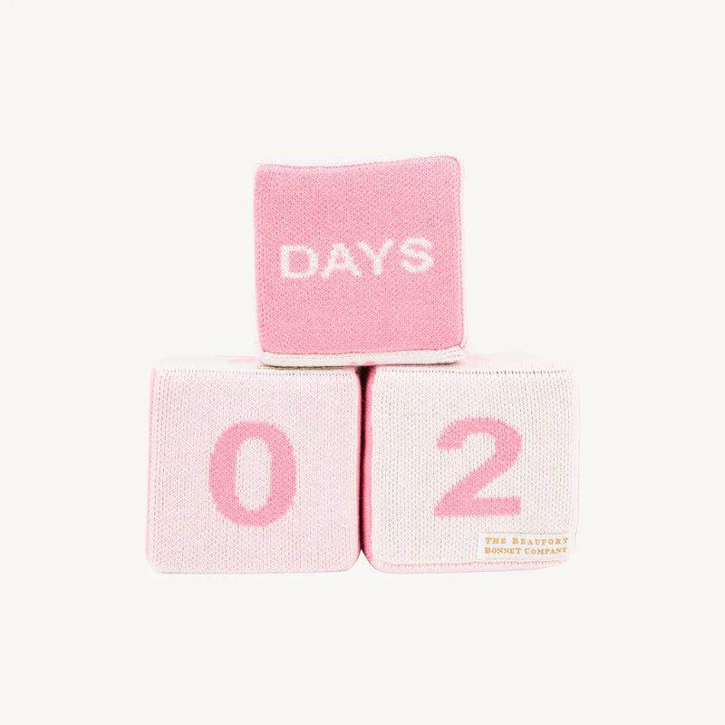 Milestone Block - Pink