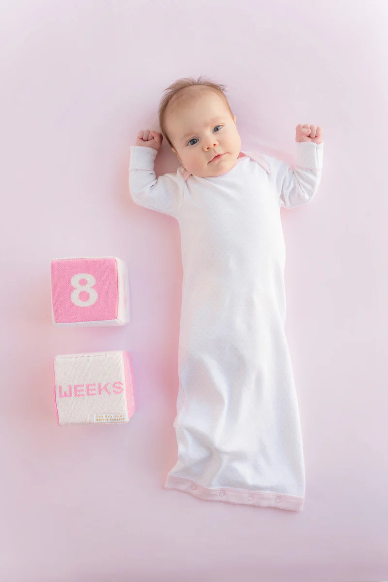Milestone Block - Pink