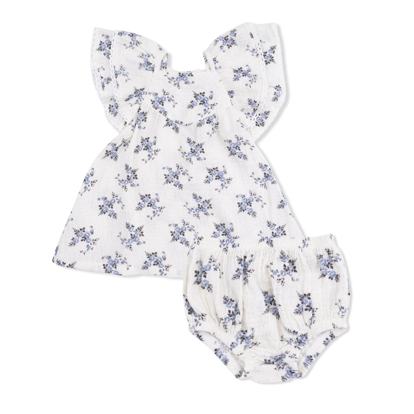 AD Dress & Bloomer - Belle Rosette Dot