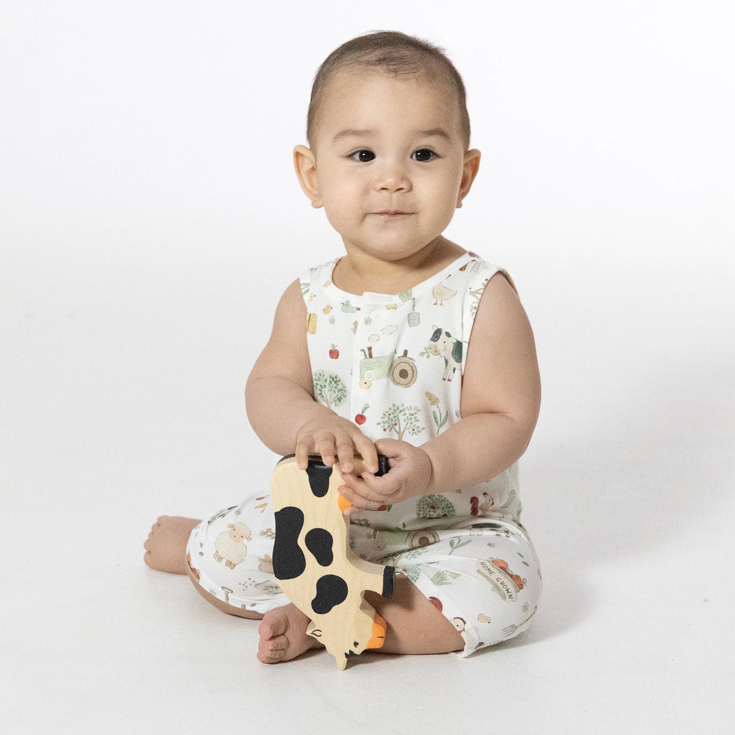 Shortie Romper- Cute Farm Animals