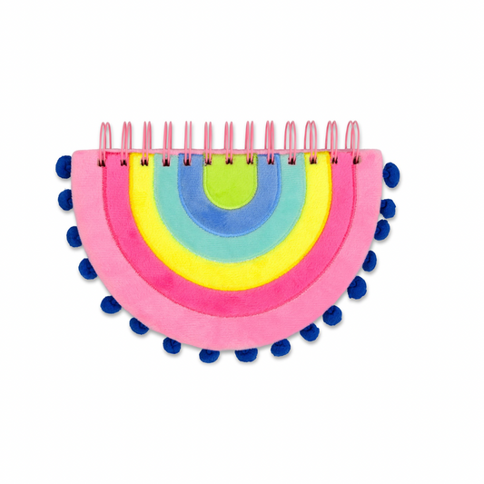 RAINBOW POM POM NOTEBOOK