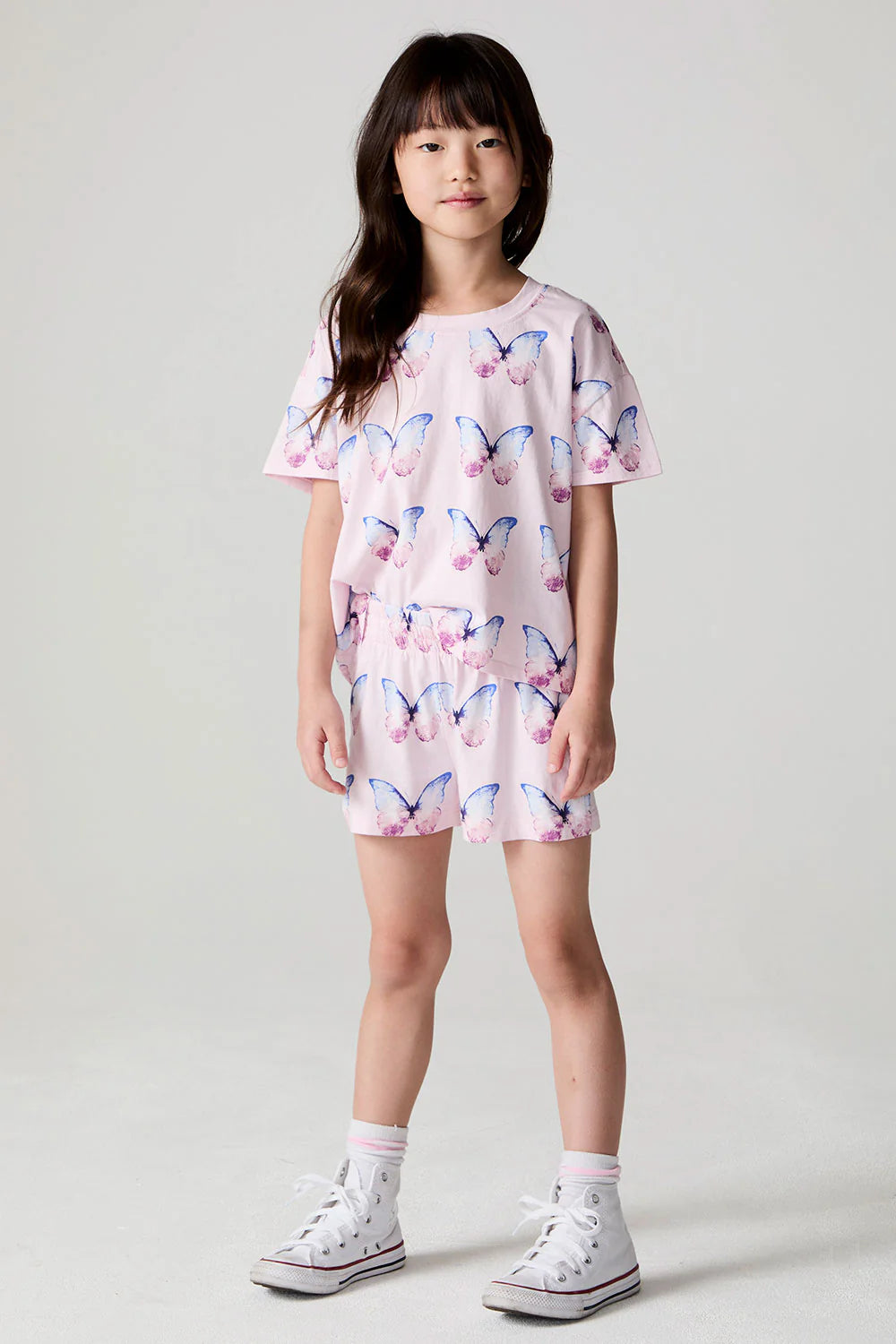 Jersey Jade Short- Flutter Butterfly