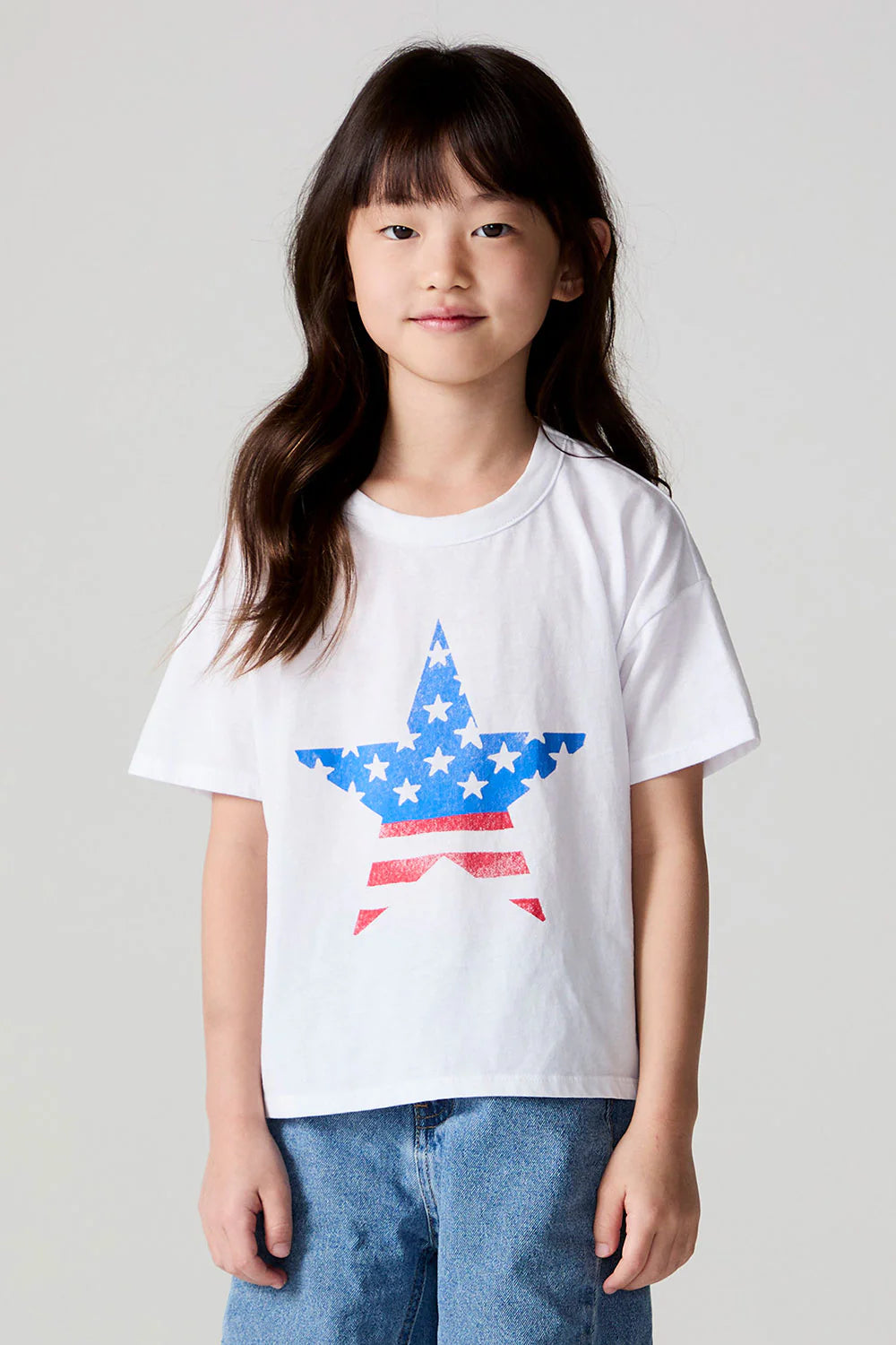 Devin Tee- Americana Star White