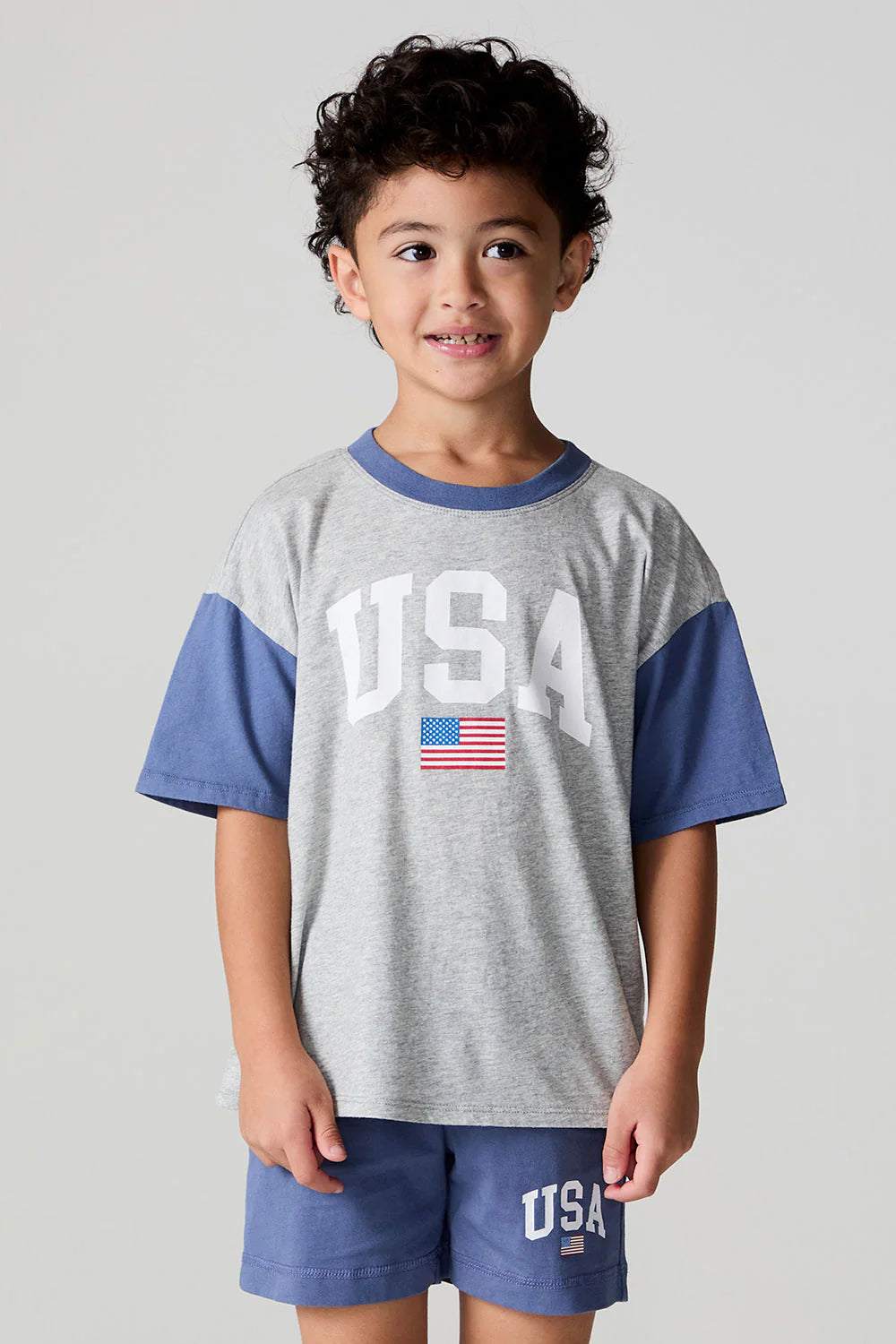 Jersey Tee- USA Flag