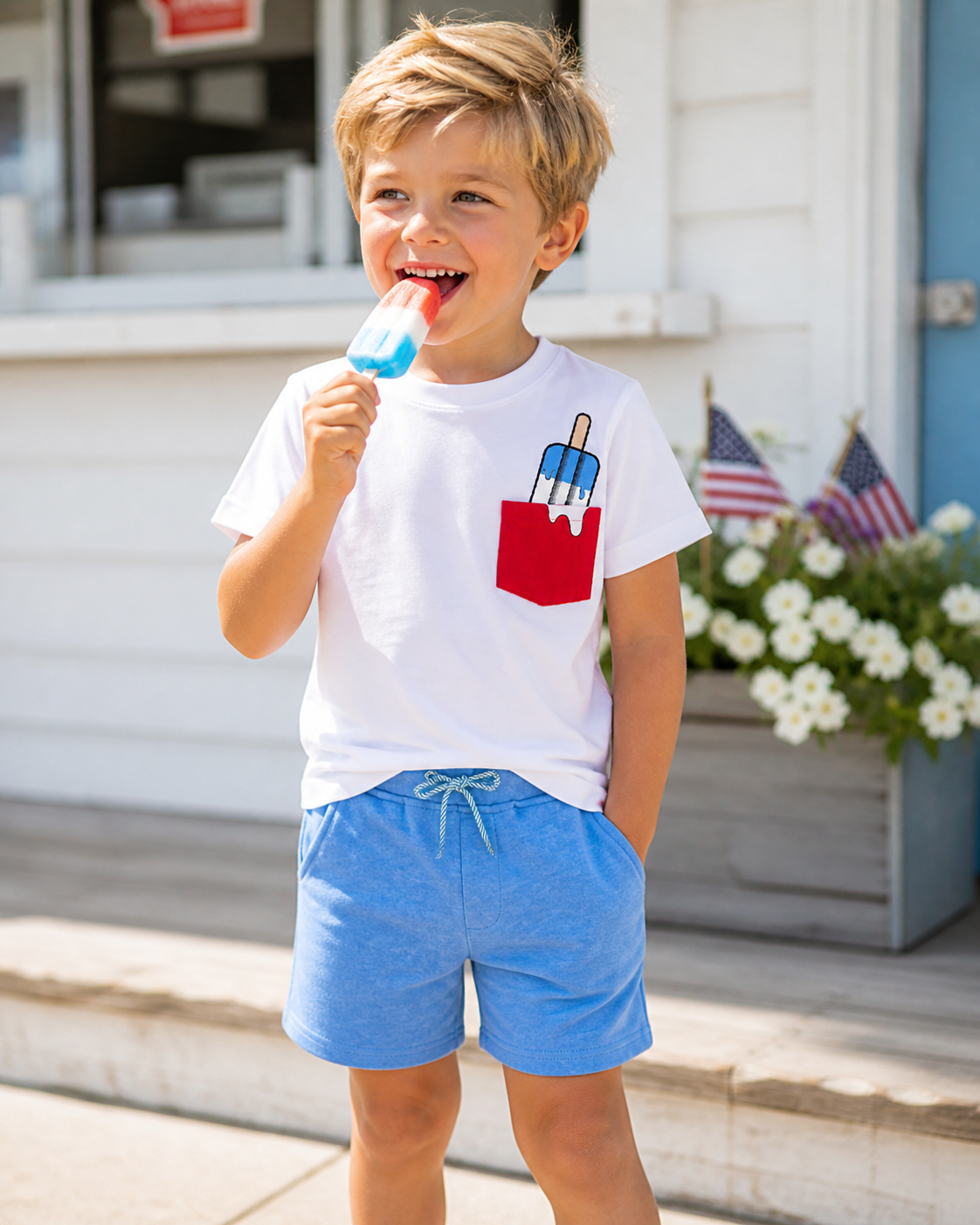 Graphic Tee - Popsicle White