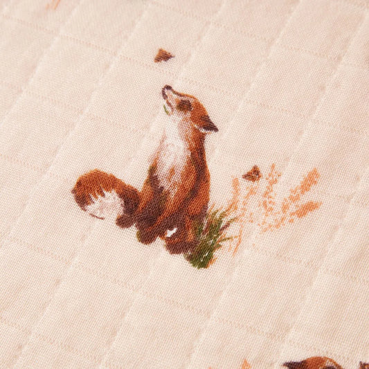 MB Swaddle Blanket - Floral Fox