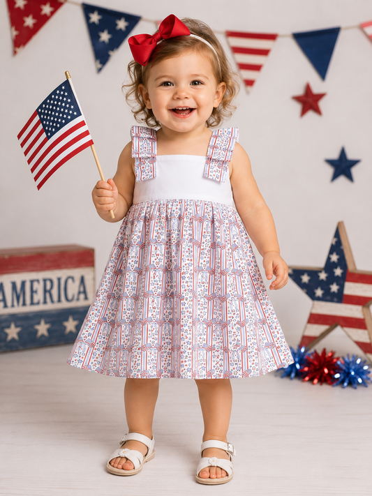 Patriotic Bow Dress