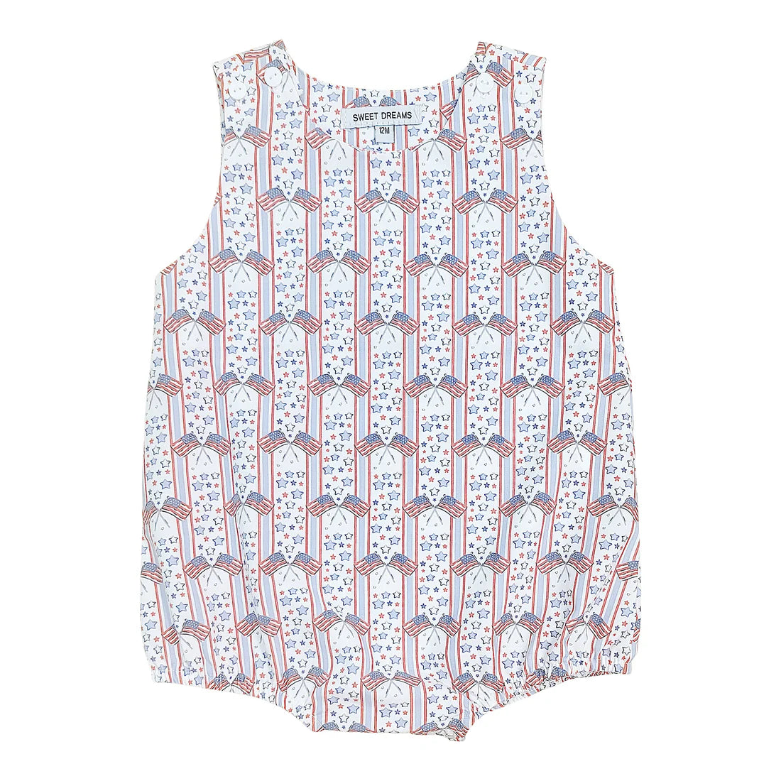 Patriotic Bow Boy Bubble