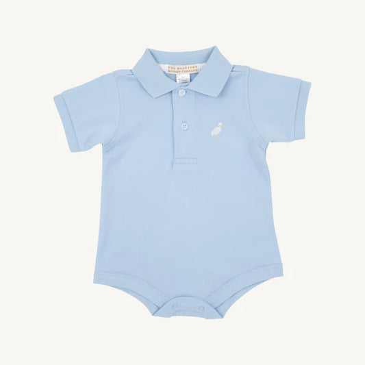 Beach Polo Onesie - Sarasota Sky