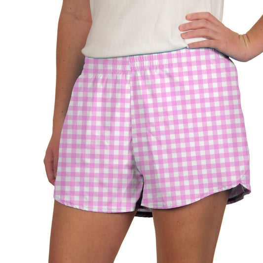 Steph Shorts- Pink Gingham