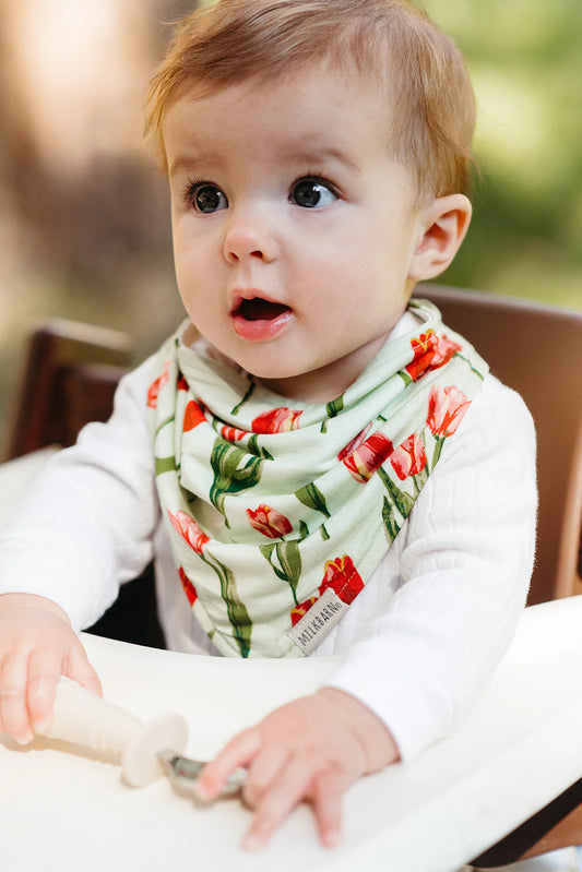MB Kerchief Bib - Tulip