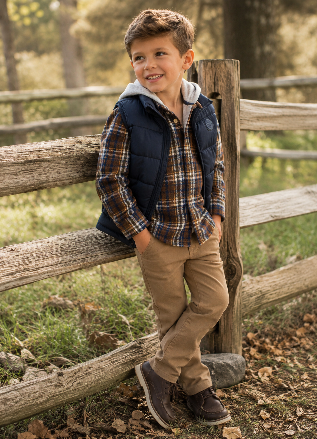 Packable Vest- Navy