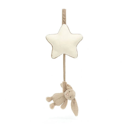 Musical Pull - Beige Bunny