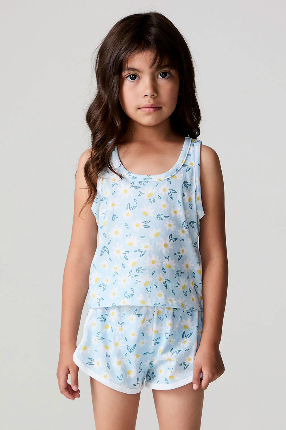 Ditsy Daisies- Tank & Track Short