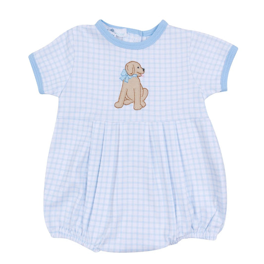 Puppy Playtime Playsuit- Blue