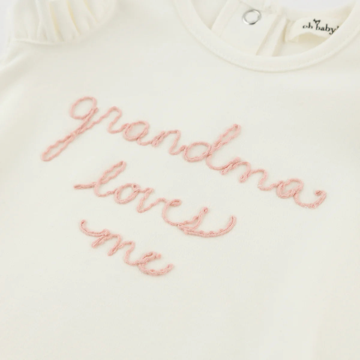 Embroidered Bubble- Grandma Loves Me