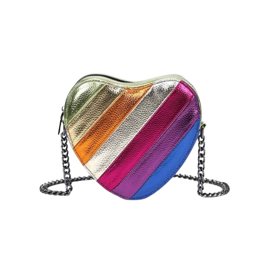 Rainbow Heart Purse