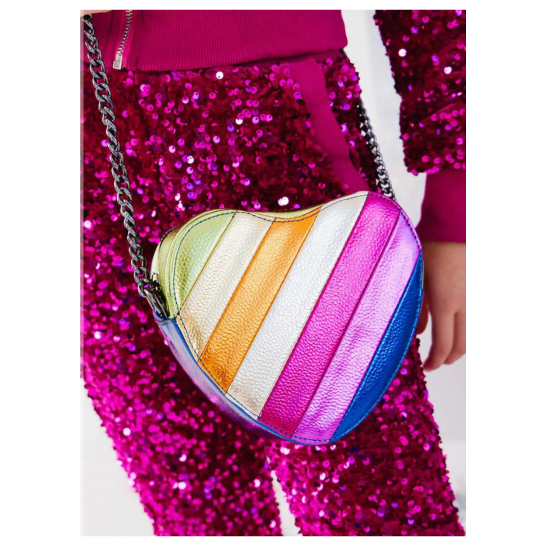 Rainbow Heart Purse