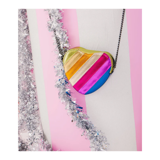 Rainbow Heart Purse