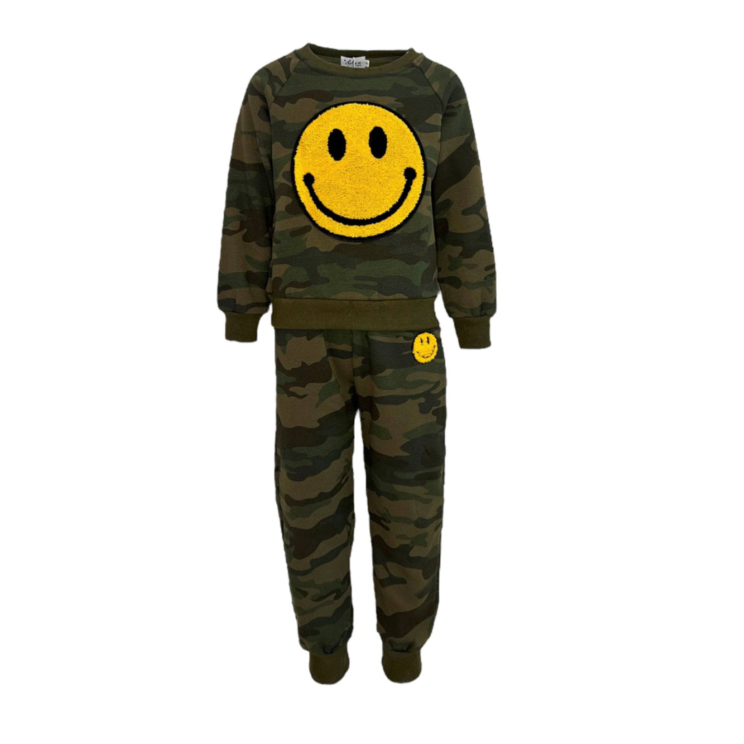 Camo Smiley Emoji Set