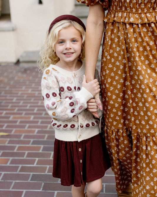 Cheyenne Cardigan- Floral Jacquard