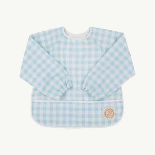 Biscuit Bib - Blue Gingham