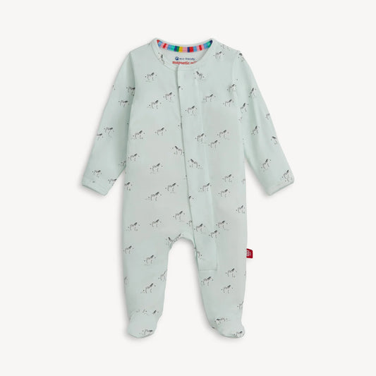 Magnetic Footie - Teal Savannah Plains