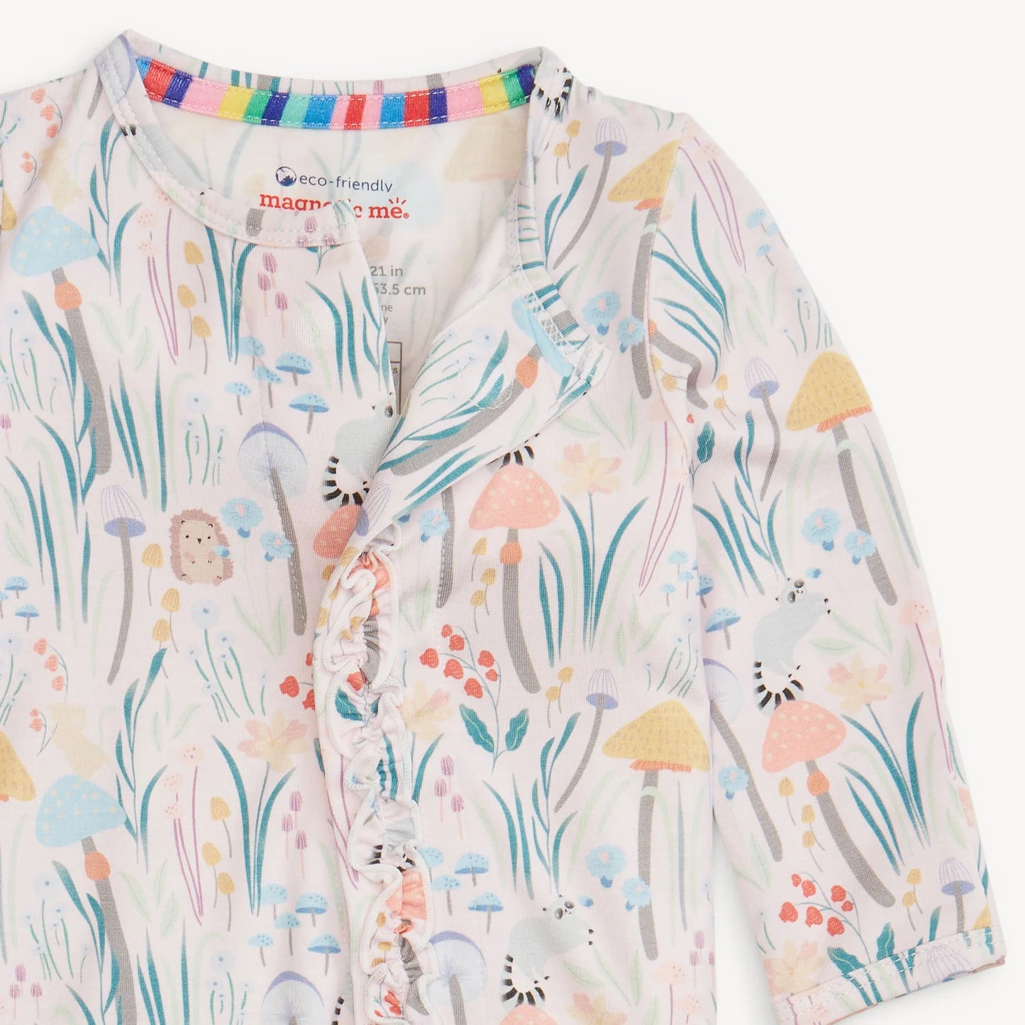 Magnetic Ruffle Footie - Shroom & Bloom