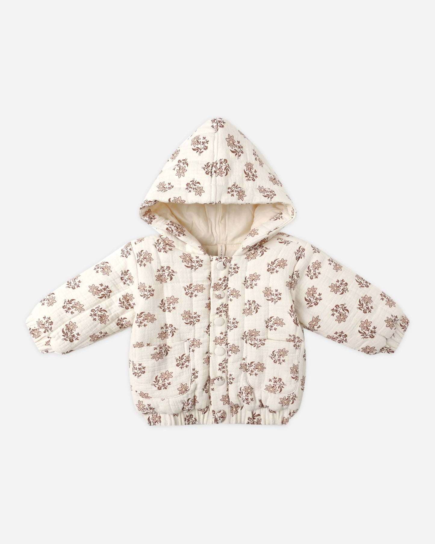 Hooded Woven Jacket- Daylily