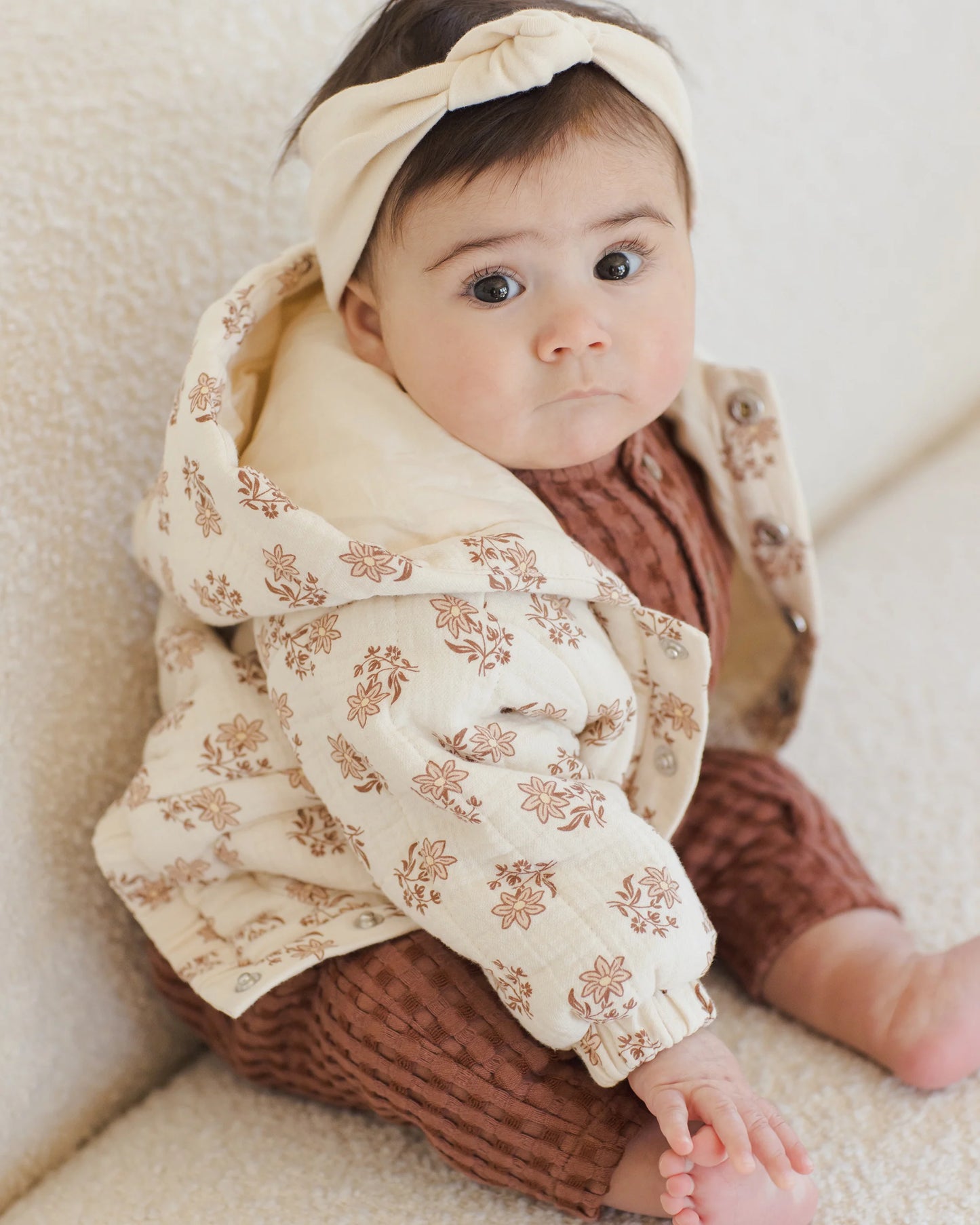 Hooded Woven Jacket- Daylily