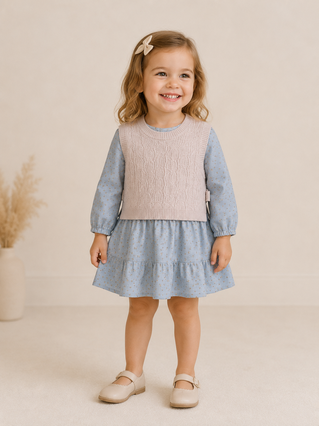 Knit Vest Dress 2943