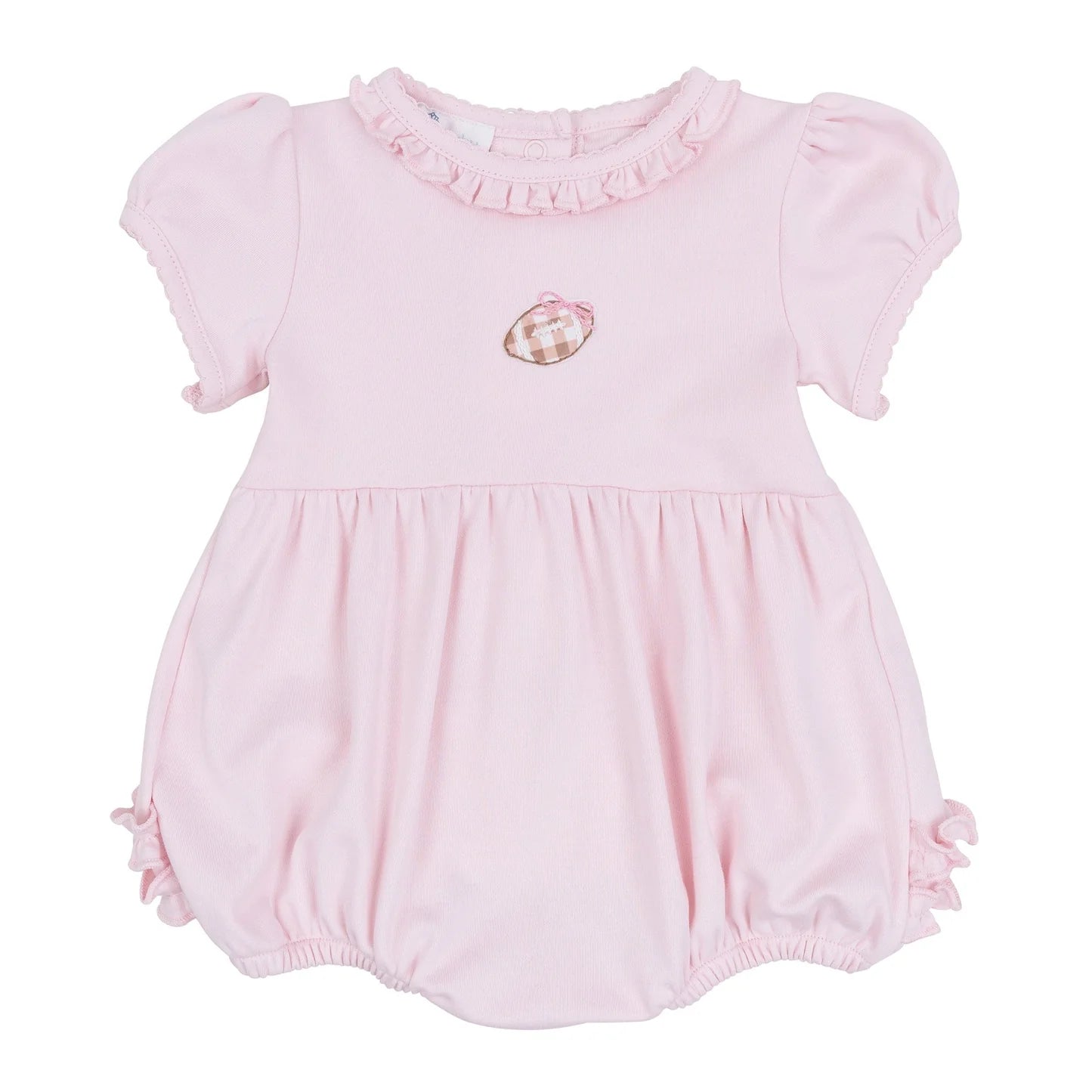 Tiny Tailgater Ruffle Bubble- Pink