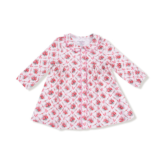 AD Jill Dress- Rose Bow Lattice