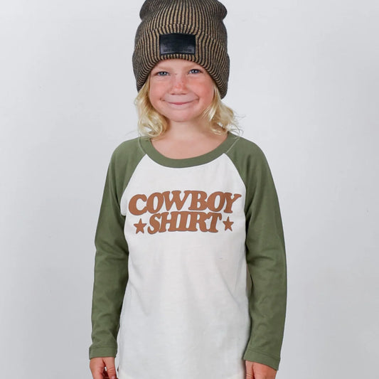 Raglan Tee - Cowboy Nat/Pine