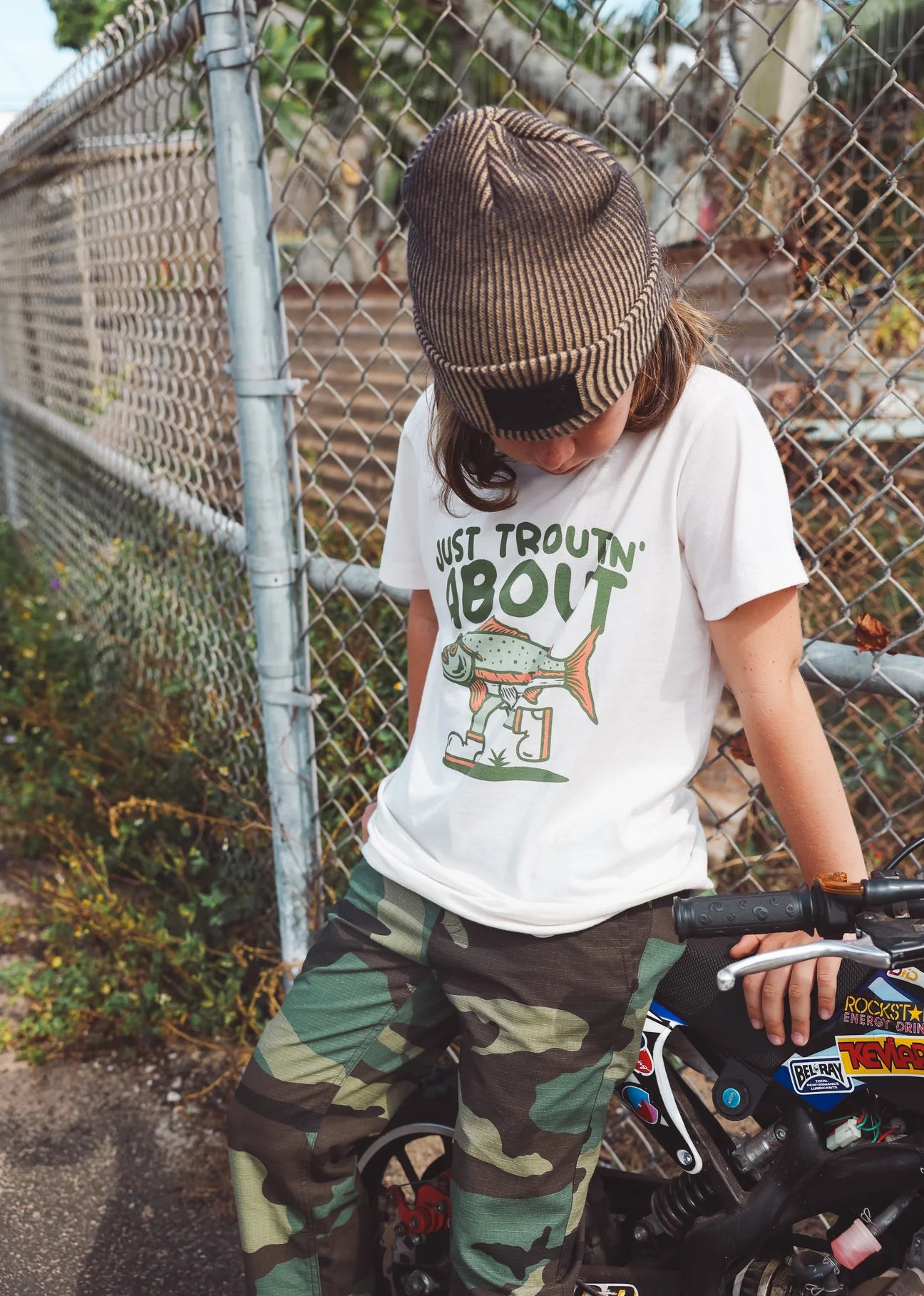 Troutin About Natural Tee