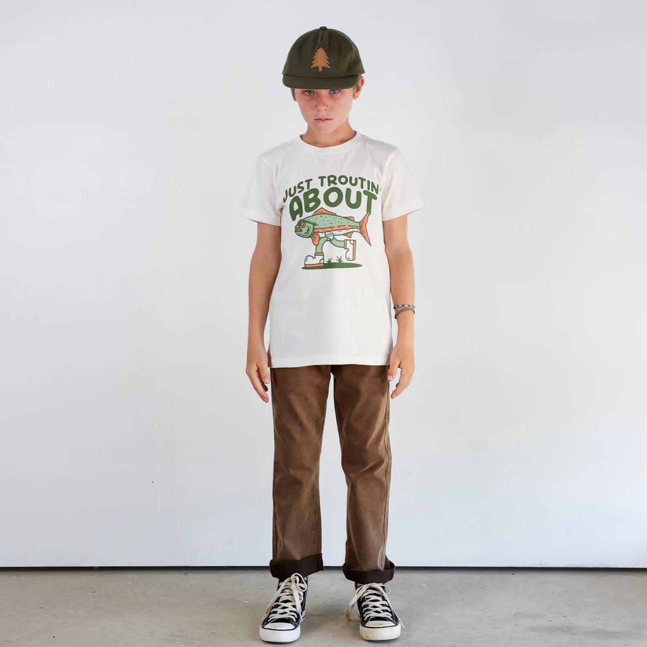 Troutin About Natural Tee