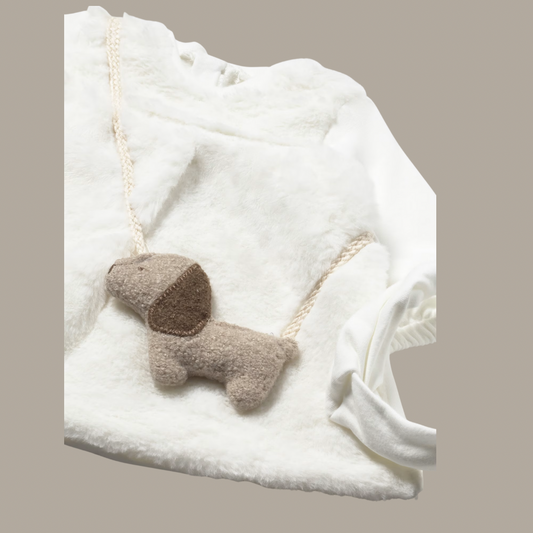 Dog Dress in Natural