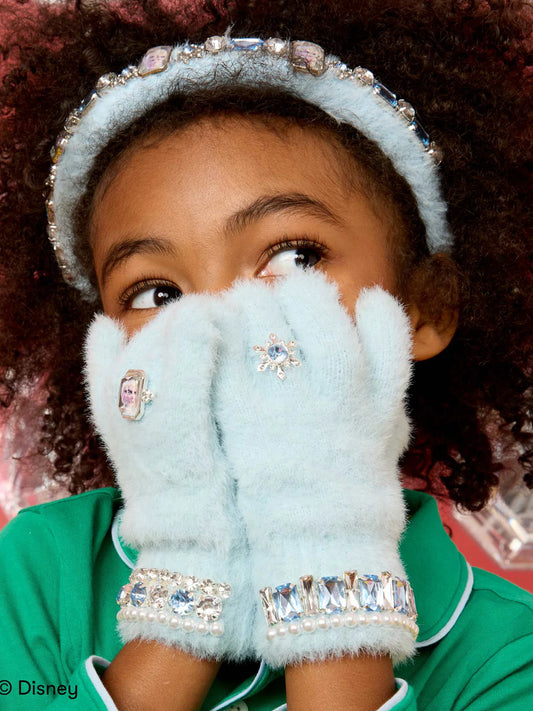 Disney Frozen Elsa Jeweled Gloves