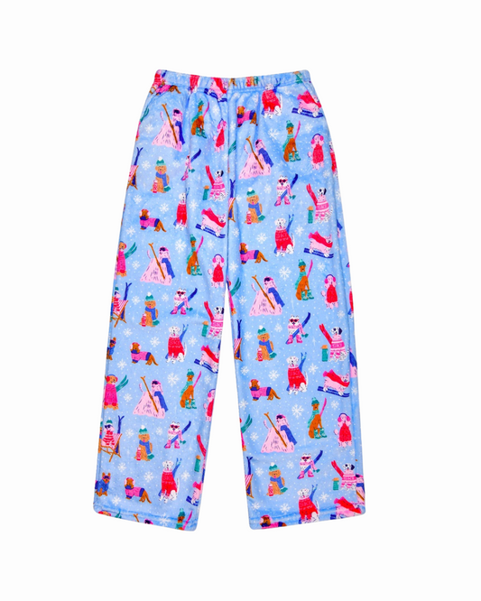 Ski Dogs Plush Pants