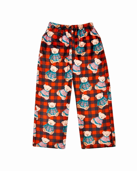 Beary Merry Plush Pants