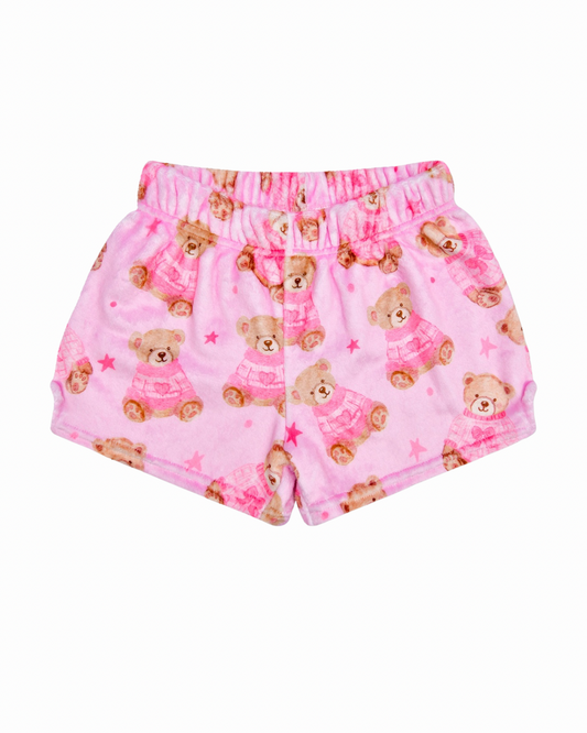 Beary Cute Plush Shorts