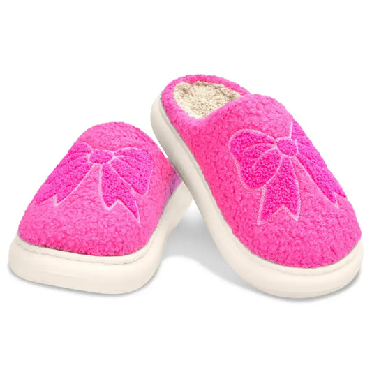 Bow Slipper- Pink