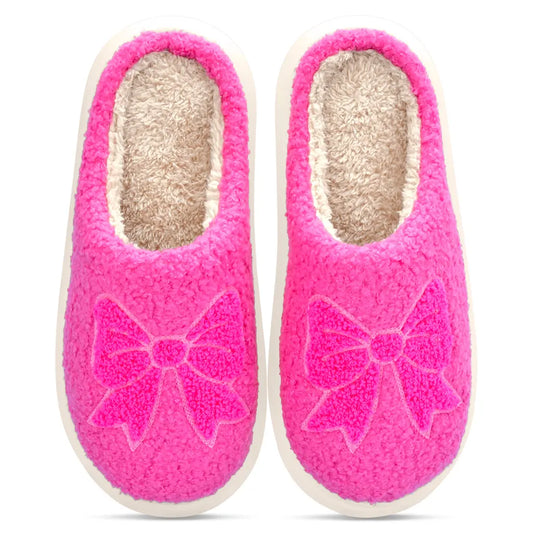 Bow Slipper- Pink