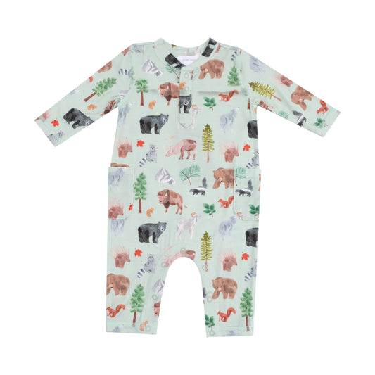 AD Romper - American Woodland Animals
